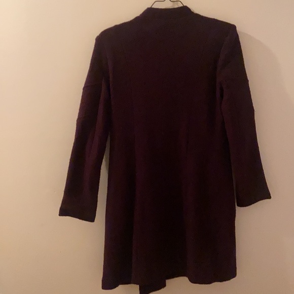 BB Dakota Beautiful women’s Burgundy Pea coat size small - Picture 6 of 7